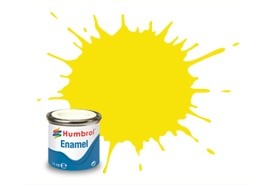 Humbrol 14ml Enamel Paint Matt - #99 Lemon