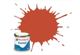 Humbrol 14ml Enamel Paint Matt - #100 Red Brown