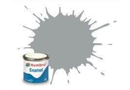 Humbrol 14ml Enamel Paint Satin - #129 Gull Grey