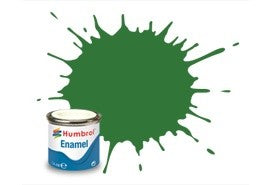 Humbrol 14ml Enamel Paint Satin - #131 Mid Green