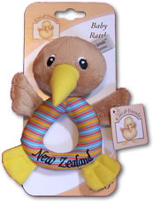 Kiwi & Friends - Baby Rattle Kiwi