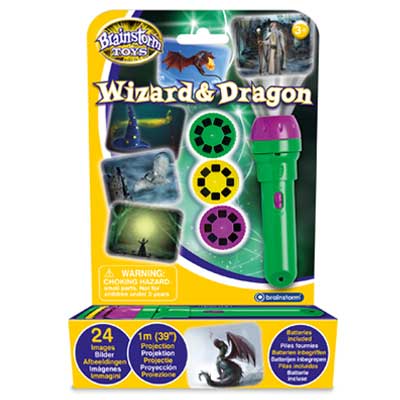 Brainstorm Toys - Torch & Projector Wizard & Dragon