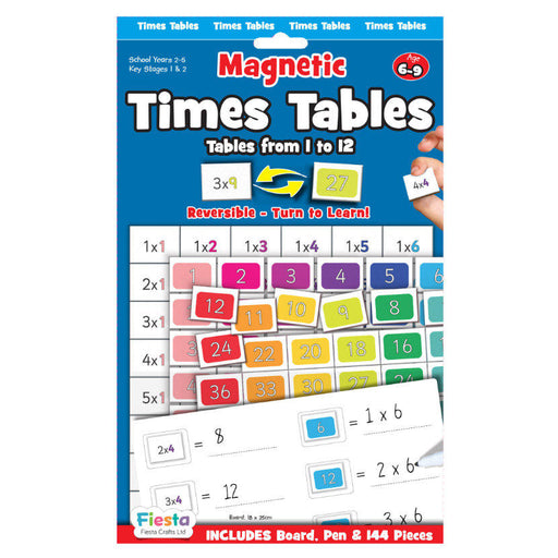 Fiesta Crafts - Magnetic Times Tables from 1 to 12