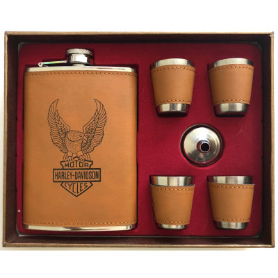 Hip Flask Set Harley Davidson