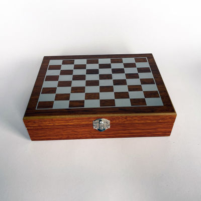 Chess Board & Hip Flask Set