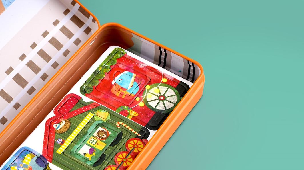 MierEdu: Magnetic Travel Box - Trains