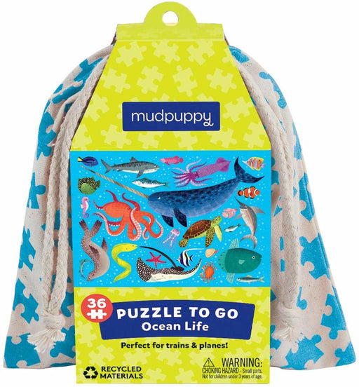 Mudpuppy - Puzzle to Go Ocean Life