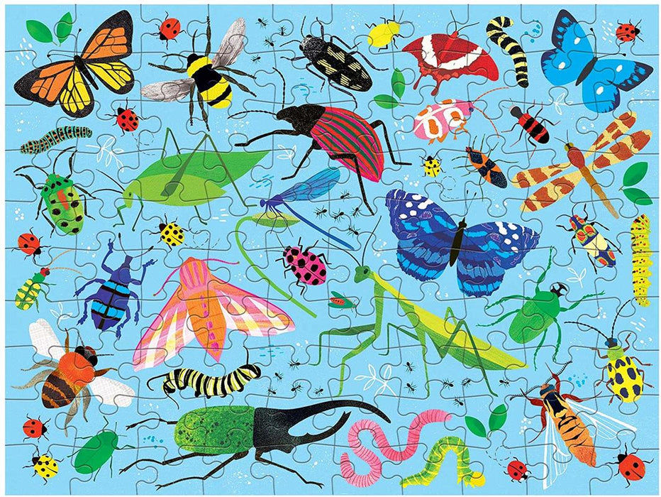 Mudpuppy - Double-Sided Puzzle Bugs & Birds