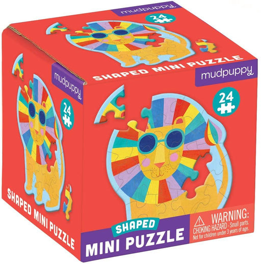 Mudpuppy - Mini Shaped Puzzles Rainbow Lion