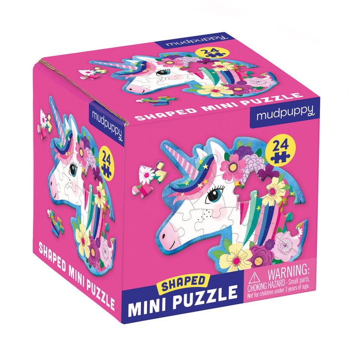 Mudpuppy - Mini Shaped Puzzles Unicorn