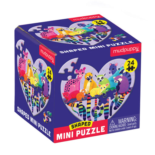 Mudpuppy - Mini Shaped Puzzles Love in the Wild