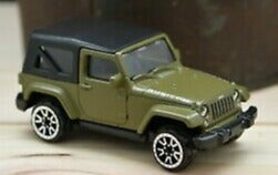 Majorette Street Cars - Jeep Wrangler Rubicon Green