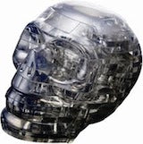 Crystal Puzzle - Black Skull