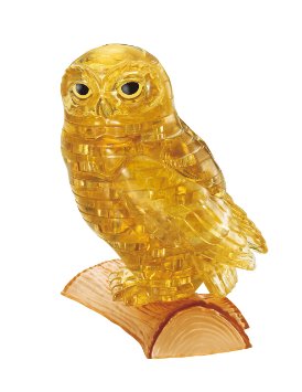 Crystal Puzzle - Owl Golden