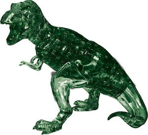 Crystal Puzzle - T-Rex Green