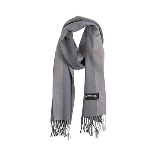 Kiwi Silver - Scarf 100% Wool - Grey Stripes