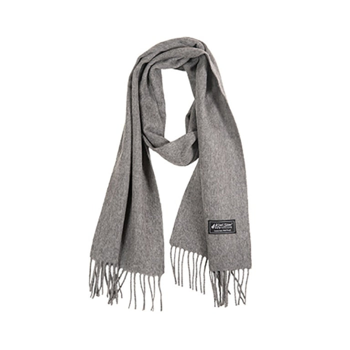 Kiwi Silver - Scarf 100% Wool - Grey