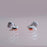 Wildside XP57 - Sterling Silver Enamel Fantail Stud Earrings