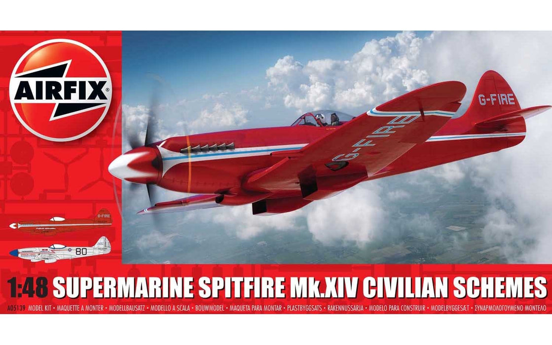 Airfix - 1:48 Supermarine Spitfire Mk.XIV Civilian Schemes