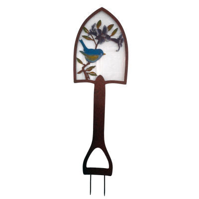 Garden Stake - Bird in Spade