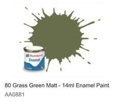 Humbrol 14ml Enamel Paint Matt - #80 Grass Green