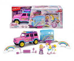 Dickie Toys: Pink Drivez Unicorn Trailer