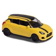 Majorette:  Suzuki Swift Sport Car - Yellow/Black stripe