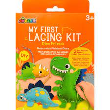 Avenir: My First Lacing Kit - Dino Friends