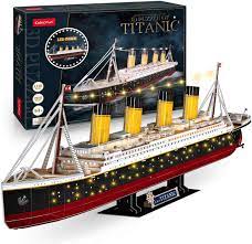 CubicFun 3D Puzzle - Titanic with LED Lights (Large)