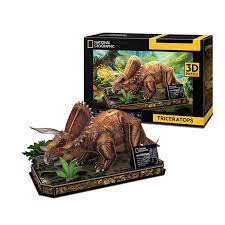 CubicFun 3D Puzzle - National Geographic Triceratops