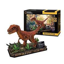 CubicFun 3D Puzzle - National Geographic Velociraptor