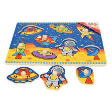 Fun Factory -Puzzle with Knobs - Space