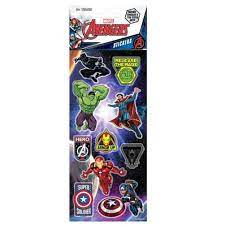 Stickers Avengers 3 pack Embossed