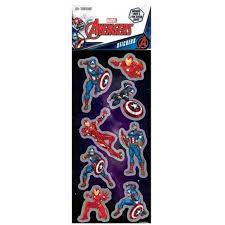 Stickers Avengers 3 pack Puffy