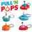 Blue Orange - Pull n Pop Big Bubble Keychain - Car