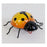 Garden Decor - Ladybug Small Yellow