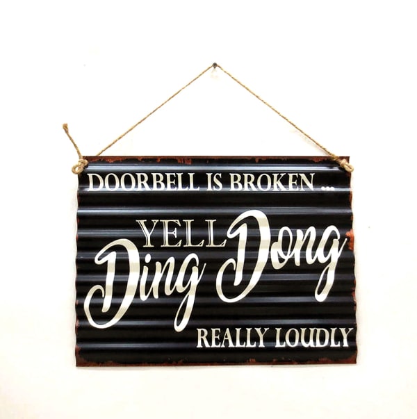 Man Cave - Ding Dong Sign — Polly's Toys & Gifts