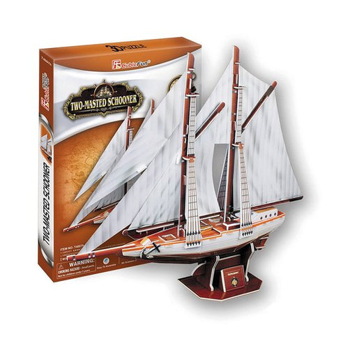 CubicFun 3D Puzzle - Two-masted Schooner