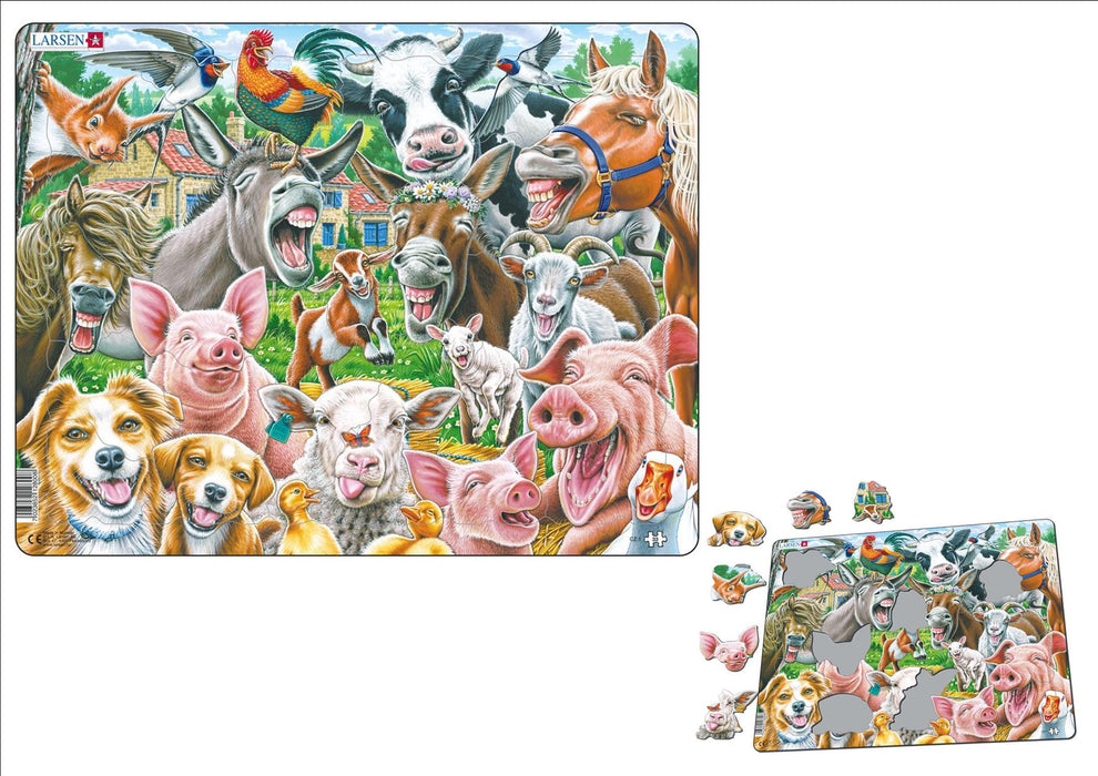 Larsen Puzzle - Happy Farm Animals