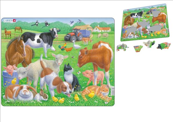 Larsen Puzzle - Pets and Farm Animals