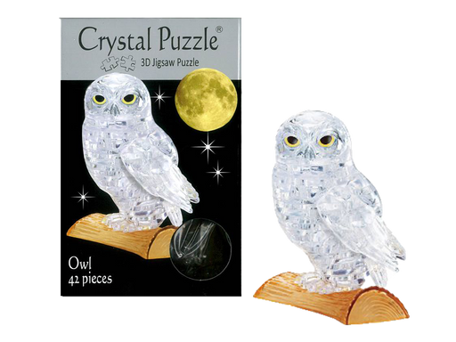 Crystal Puzzle - Owl Clear