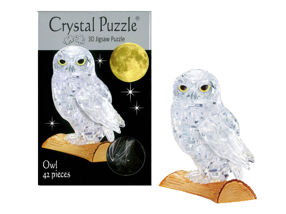 Crystal Puzzle - Owl Clear