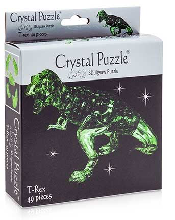 Crystal Puzzle - T-Rex Green