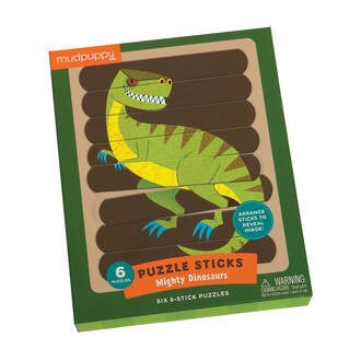 Mudpuppy - Mighty Dino Puzzle Sticks