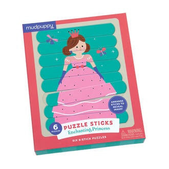 Mudpuppy - Enchanting Princess Puzzle Sticks