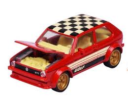 Majorette:  Volkswagen Originals Metal - VW Golf MK1 (Red)