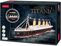 CubicFun 3D Puzzle - Titanic with LED Lights (Large)