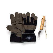 Gentlemen's Hardware: Leather Gloves & Root Lifter