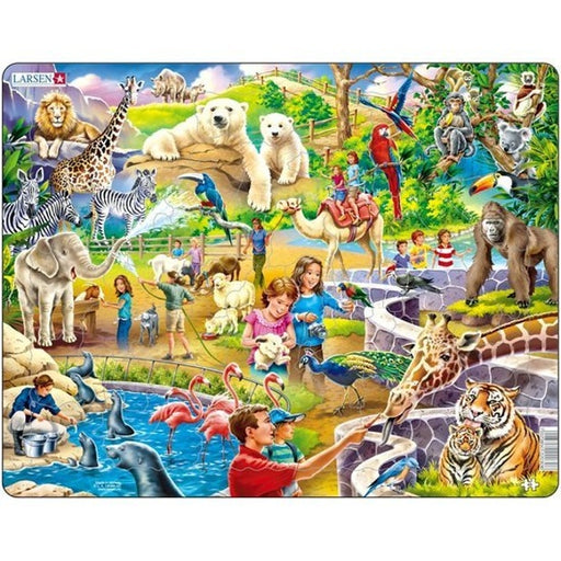 Larsen Puzzle - An Exciting Day at the Zoo