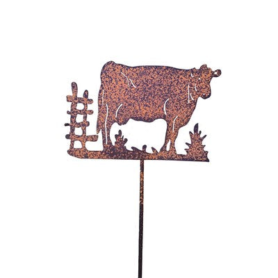 Garden Stake - Cow